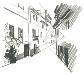 Skizze Fluchtpunkt SW